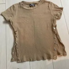 ANAP リブニット トップス サイドスナップボタンのサムネイル