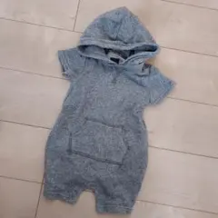 babyGap フード付きロンパース 12-18ヶ月 グレー
