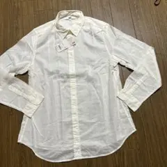 【新品】ユニクロ　エクストラファインコットンローンシャツ　長袖　　Lsize