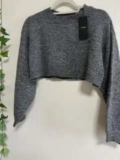 新品タグ付⭐︎今着れるキラキラニットプルオーバー