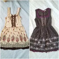 アクシーズファム 限定ワンピース2点セット