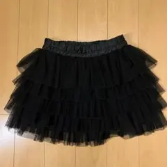 Zara Girls チュールスカート ブラック 140cm
