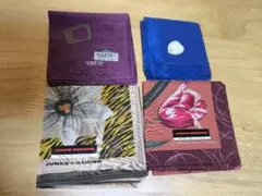 JUNKO KOSHINO、qhuette、オーム　ハンカチ 4枚セット
