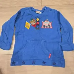 90【ミキハウス】 トレーナー 青