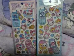 平成はっぴーフォン シール フワフワらびちゃん まじかるみゅーちゃん　新品