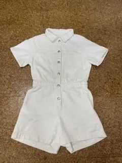 ZARAkids ロンパース　ホワイトデニム　サイズ9 134cm