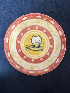 にしむらゆうじ　小皿　赤