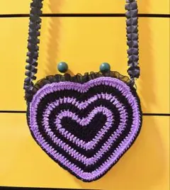ハート ハンドメイド かぎ針編み
