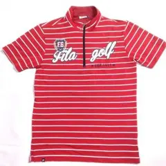 FILA GOLF　フィラゴルフ　ハーフジップ　半袖ポロシャツ