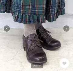 ブラウンレースアップシューズ byあしながおじさん