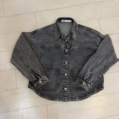 ZARA デニム　シャツジャケット