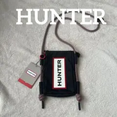 【新品未使用】HUNTERトラベルリップストップ フォンポーチ ショルダーバッグ
