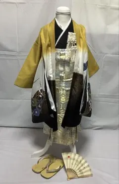 ★5002★ 七五三 男の子 着物 襦袢付き かけ着 男児 一つ身 ☆5002☆ 七五三 男の子 着物 襦袢付き かけ着 男児 一つ身 - メルカリ