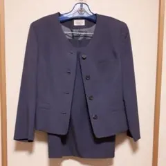 スカートスーツ☆アリスバーリー　ブルーグレイ