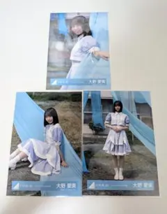日向坂46 大野愛実 生写真 福袋 ジャーマンアイリス MV衣装 生写真