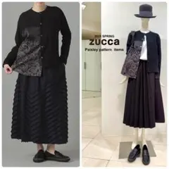 ZUCCa ズッカ　▲∵゜ ペイズリードッキング カーディガン 日本製