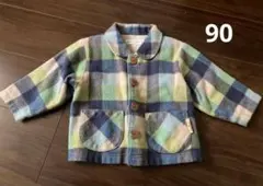 シシュノン　コート　スプリング　アウター　上着　90 チェック