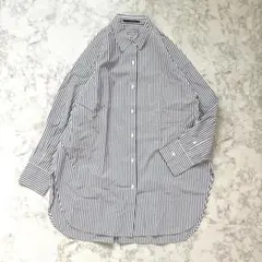 AP STUDIO エアリーストライプシャツ:完売品 AP STUDIO ストライプシャツ - メルカリ