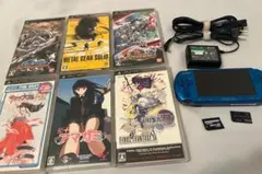 SONY PSP3000 本体 ブルー ソフト6本セット