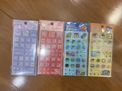 タイルシール　たまごっち　クロミ　キティ　サンリオ　4枚セット