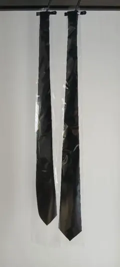 フォーマルネクタイ 黒 　２本セット