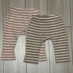 70 80 ベビー　パンツ　2枚セット　保育園着