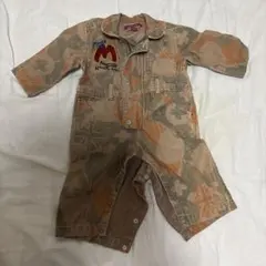 新品未使用　ベビー　ジーンズ 70cm ミリタリー　ロンパース　ミクスティル