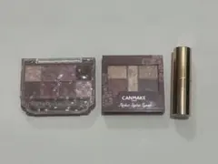 【まとめ売り】CANMAKE アイシャドウパレット×2、リップ