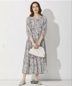 【最終お値下げ】自由区 Erica 長袖ワンピース ロングワンピース 楽天市場】ニットワンピース ワンピース ロング丈 ロング