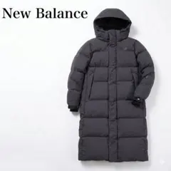 美品 ニューバランス アクティブ ロングダウンコート ベンチコート M グレーのサムネイル