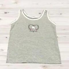 新品タグ付き M Hello Kitty タンクトップ グレーのサムネイル