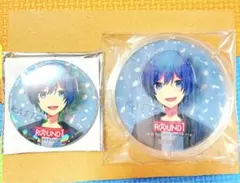 初音ミク ラウンドワン コラボ KAITO 2種セット 缶バッジ コースター