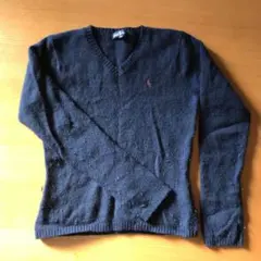 160cm ラルフローレン Vネックニット スクールセーター