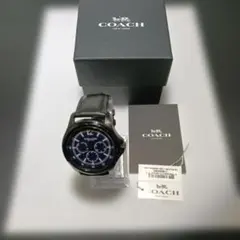 COACH 腕時計 ブラック ブルー文字盤のサムネイル
