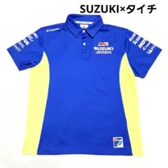 SUZUKI×TAICHI コラボ　吸汗速乾　バイクポロシャツ　バイカーシャツのサムネイル