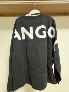 KANGOL ブラック ロゴ 長袖カットソー