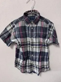 Ralph Lauren 半袖チェックシャツ 6才　110