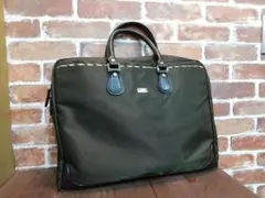 DAKS ビジネスバッグ カーキ