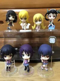 化物語　一番くじ　きゅんキャラ　フィギュア　7体セット
