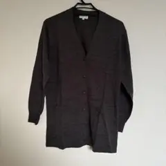 WHISSEL ダークグレー カーディガン Lサイズ
