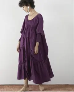 nae様専用！美品 アドーア 洗える ベルト付 アシンメトリー ロング