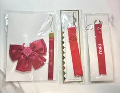 アイナナ 陸 ペンライト用リボン ストラップ 缶バッジ