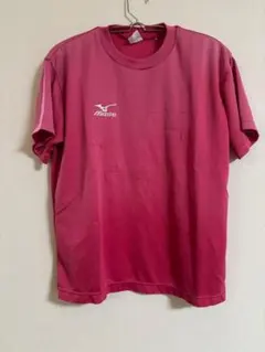 「即日発送」Mizuno レディース　Mポケット付きピンクTシャツのサムネイル