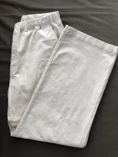 無印良品　コーデュロイワイドパンツ