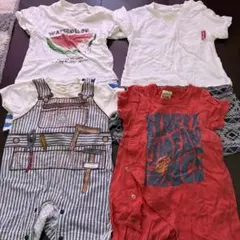 ベビー服 まとめ売り ロンパース トップス 4点セットのサムネイル