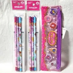 セボンスター☆ペンケース☆ラインストーン付き鉛筆☆3点セット