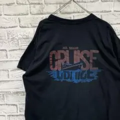 USA製90sヴィンテージTシャツ！シングルステッチブラック古着XL 0623のサムネイル