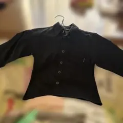 COMME CA ISM ブラック長袖Yシャツ