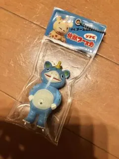 快獣ブースカ　ソフビ　フィギュア　キーホルダー　美品　ブルー　ブースカ