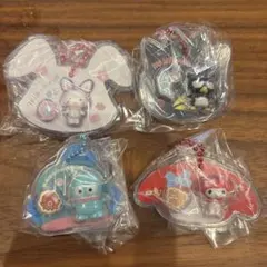 サンリオキャラクターズ　パッケージチャーム　キーホルダー　４個セット